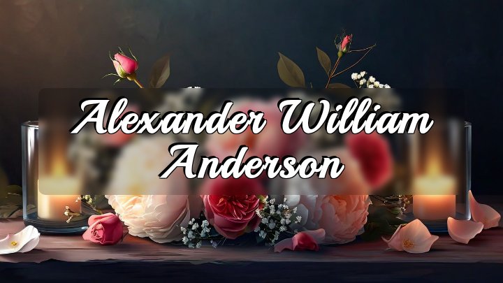 Alexander William Anderson, Port Orange, Florida