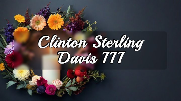 Clinton Sterling Davis III, Rosharon, Texas