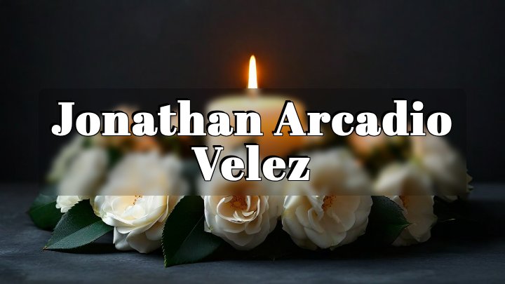 Jonathan Arcadio Velez, Newark, New Jersey