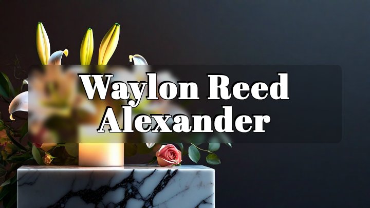 Waylon Reed Alexander, Mobile, Alabama
